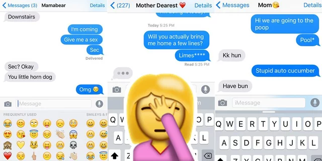 Example of autocorrection