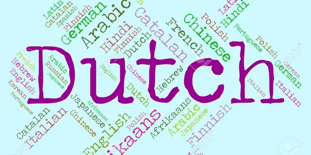 Dutch Language Representing Translator Dialect And Netherlands
