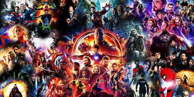 Collage of the Marvel Cinematic Universe film posters