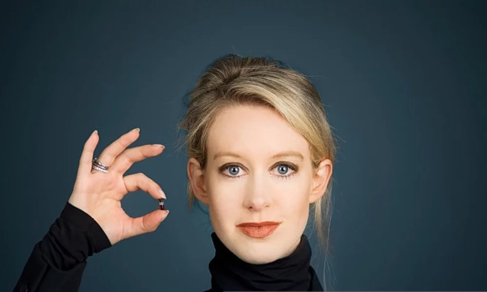 Elizabeth Holmes pictured for Forbes 2014, extracted from Getty Images