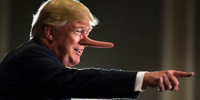 Trump Pinokkio Liar