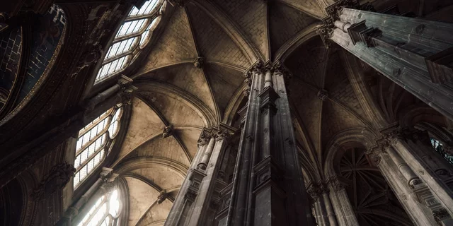 A picture of a Gothic building