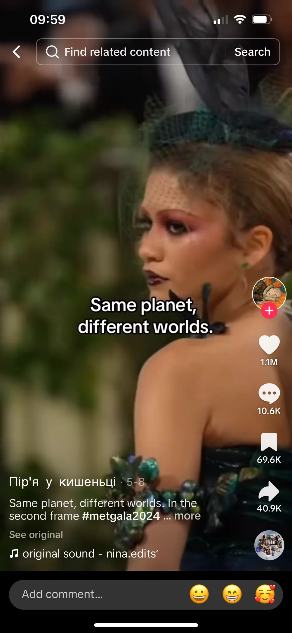 Screenshot of a TikTok by @buntius