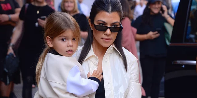 Kourtney and her son Reign