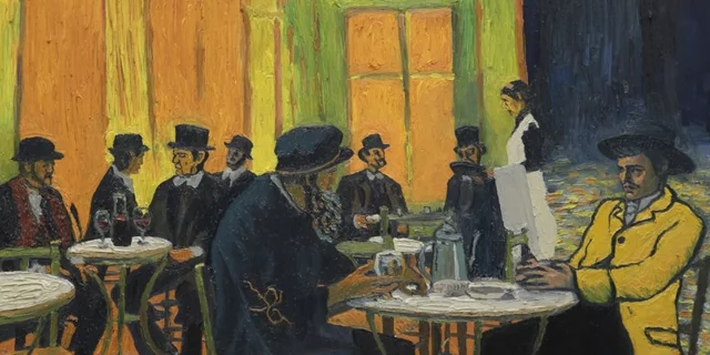 remediation intermediality van gogh art