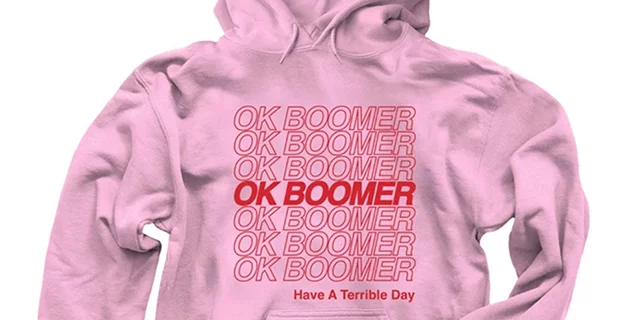 Merch for the ok, boomer trend