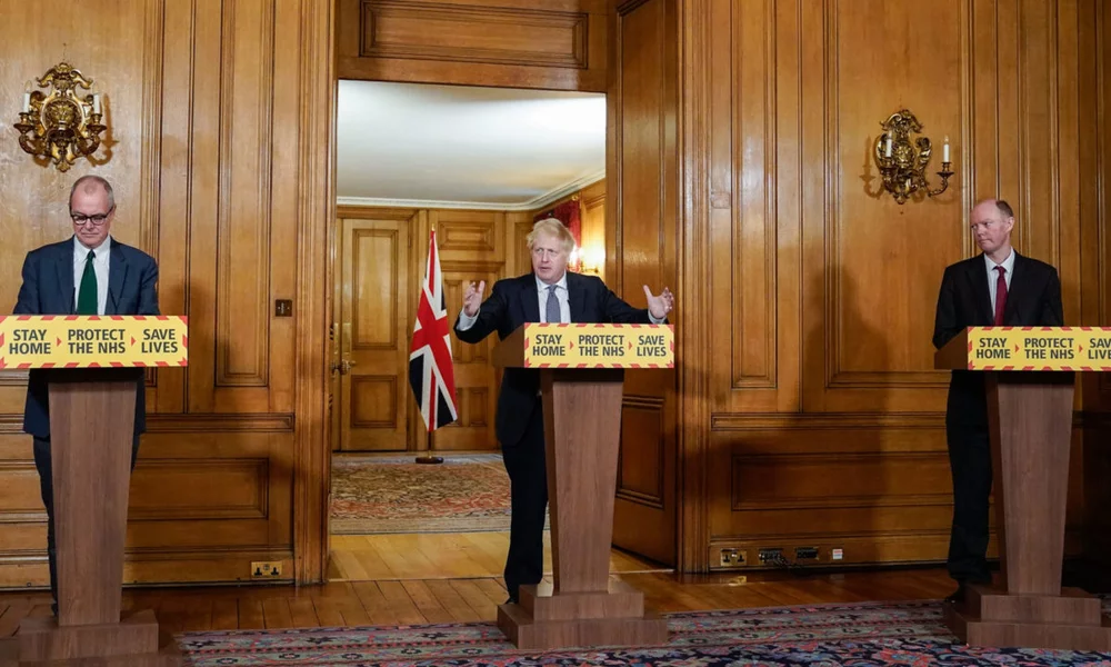 Press conference Boris Johnson