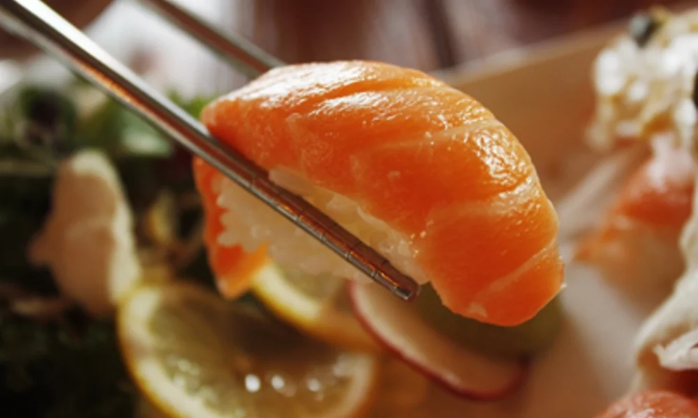 salmon sushi