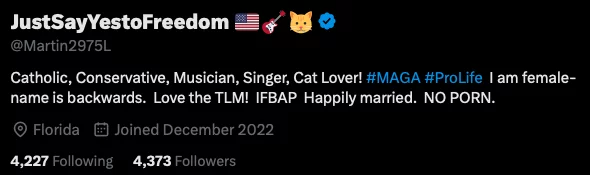 Screenshot on X by @JustSayYestoFreedom